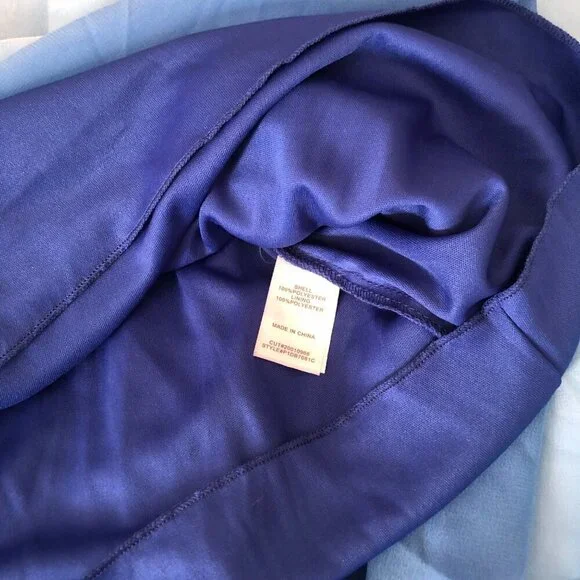 Women's Premier Amour Blue Ombre Sleeveless Maxi Dress Size 4 - Picture 15 of 15